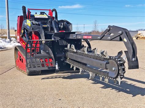 trenching with forks on skid steer|skid steer trencher side shifts.